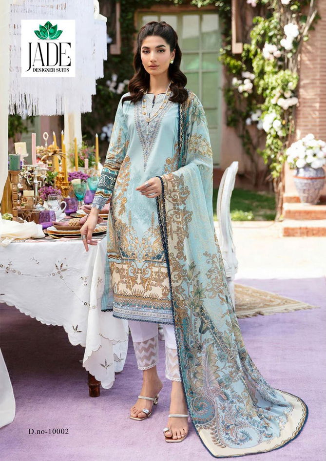 Jade Crimson Vol 10 Exclusive Lawn Karachi Cotton Dress Material Wholesalers In Delhi
